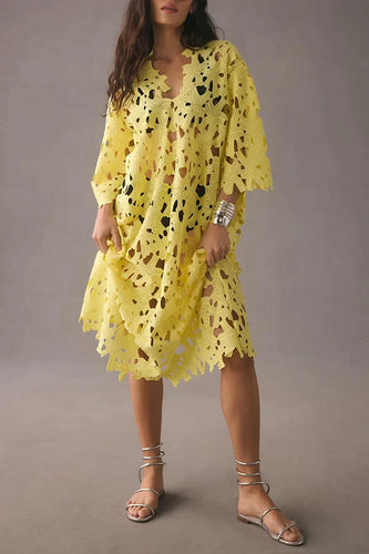 Levoire | Robe mi-longue à fleurs