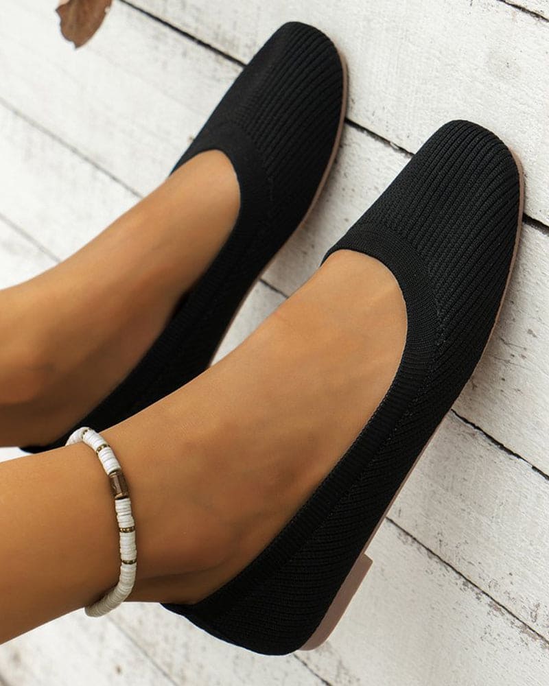 Levoire | Chaussures Plates Respirantes Avec Orteils Ronds