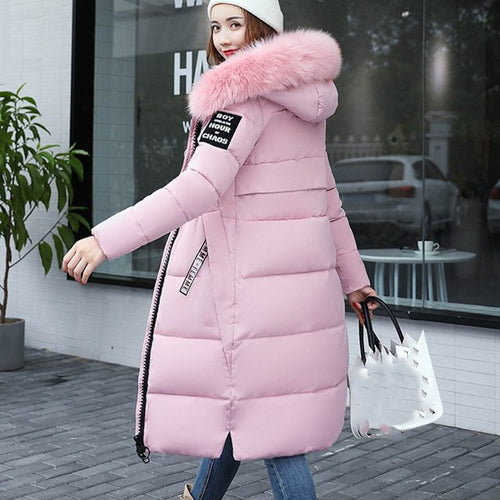 Levoire | Manteau Long Avec Col En Fourrure