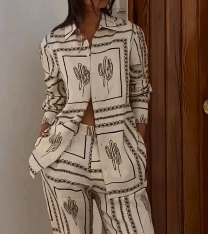 Levoire | Ensemble De Loungewear Imprimé