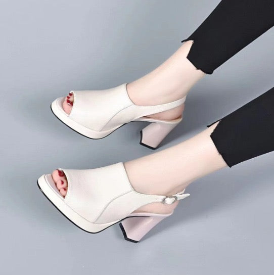 Levoire | Femme talons imperméables Beige