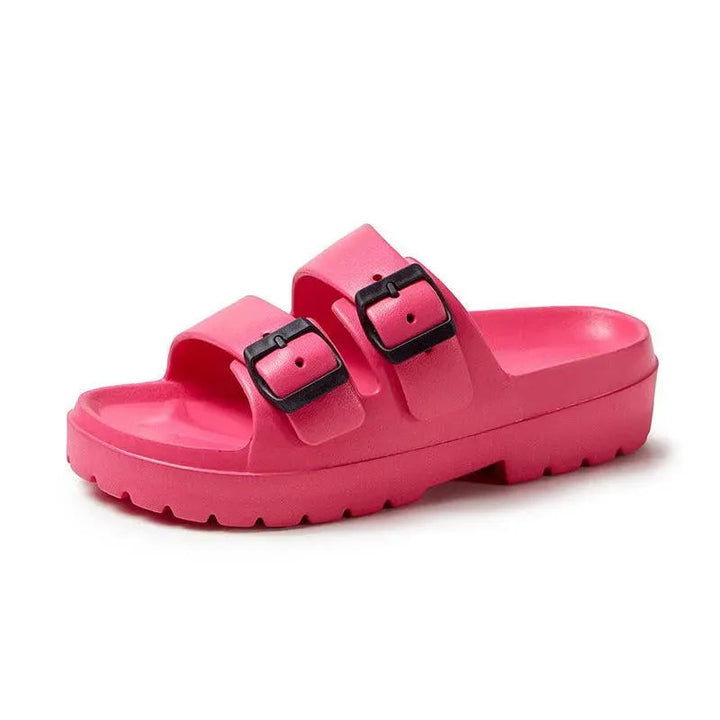 Levoire | Chaussures élégantes à double boucle - Confort et style pour l'été ! Rosenrot