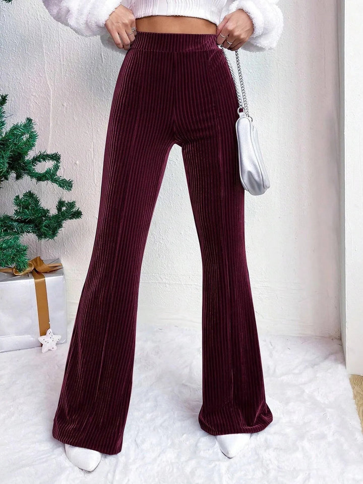 Levoire | Pantalons larges en velours Braun