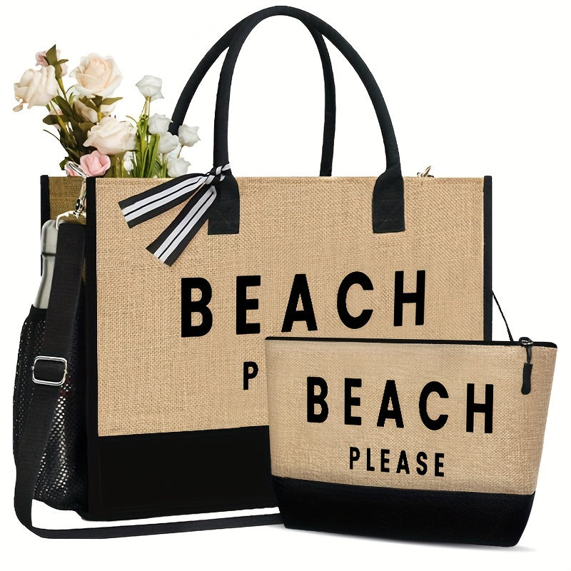 Levoire | 2 Pcs De Sacs De Plage Avec Un Étui Adapté Kaki-510