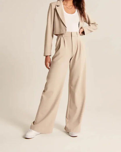 Levoire | Pantalons Schlag Beige
