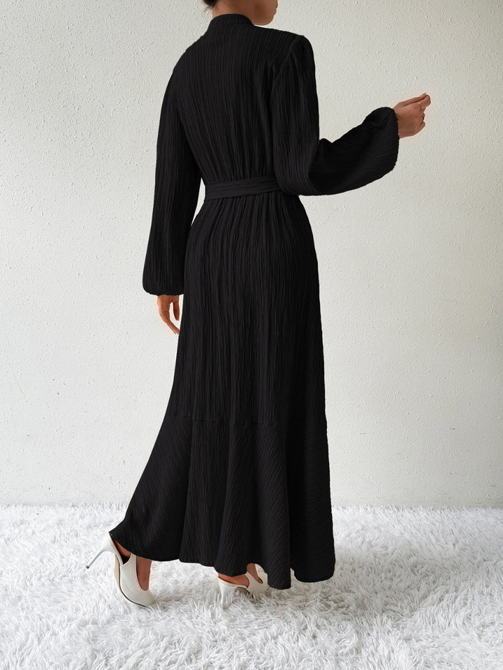 Levoire | Robe À Manches Longues Et Ceinture À Nœuds
