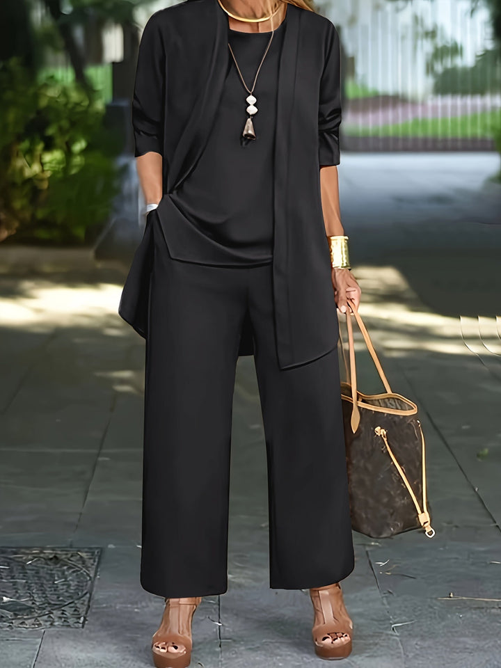 Levoire | Chic Trois Pices Ensemble Noir