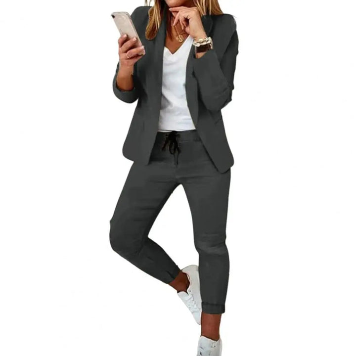 Levoire | Ensemble de manteau tendance Gris