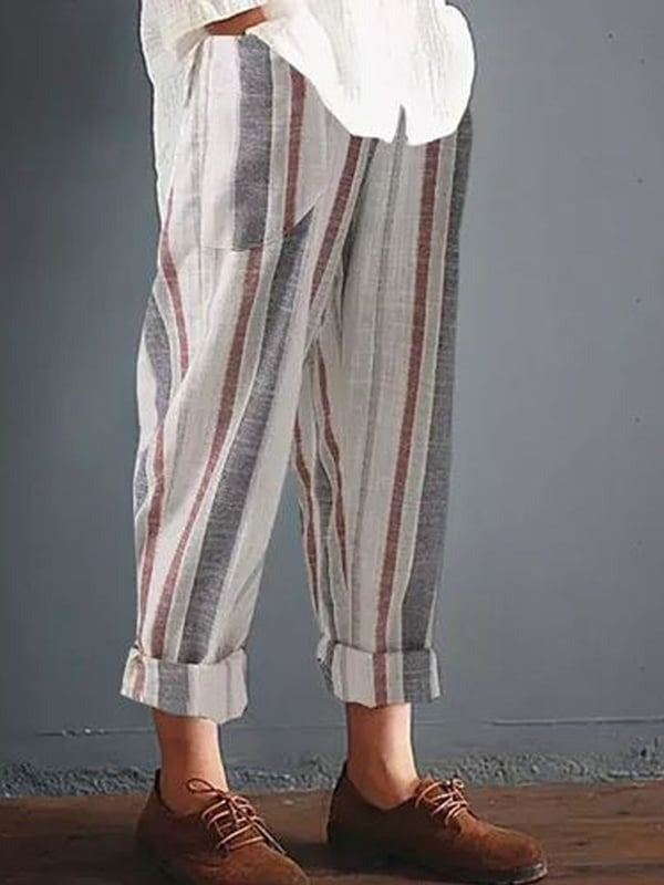 Levoire | Pantalons Relaxants Rayés