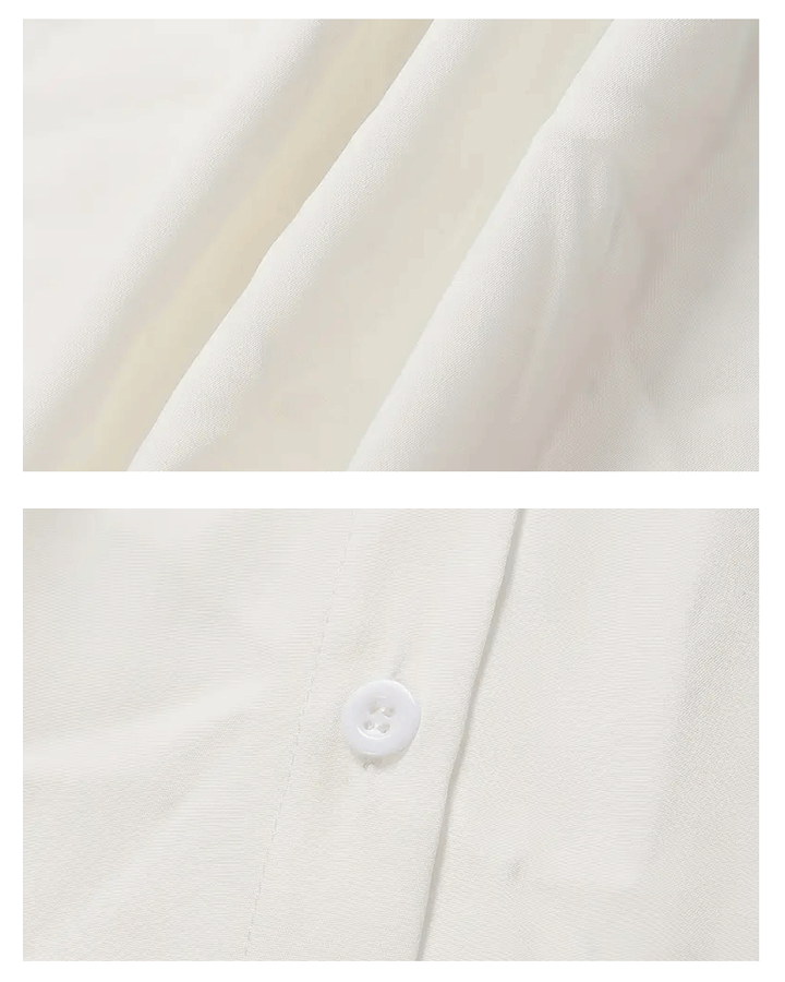 Levoire | T-shirt en dentelle blanche pour femme à forme irrégulière