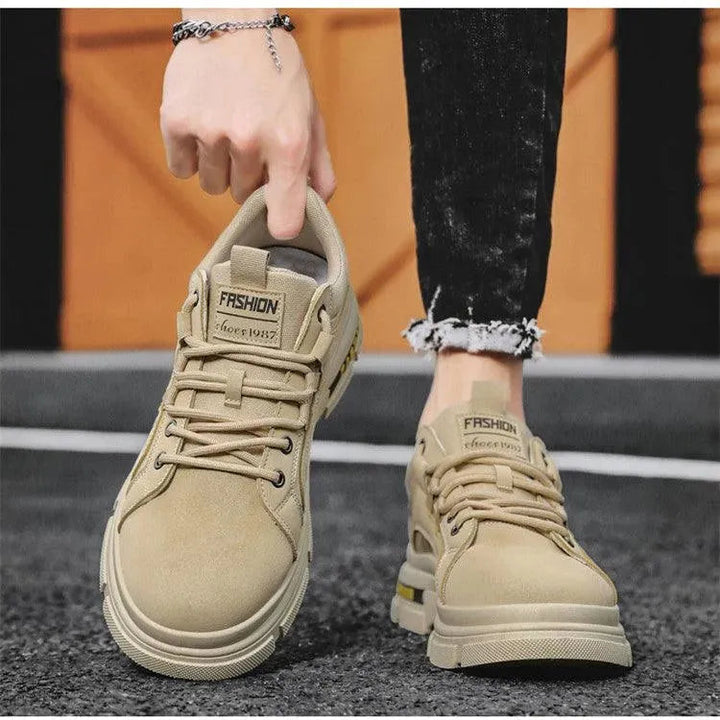 Levoire | Baskets en cuir pour hommes – Style urbain et confort maximal