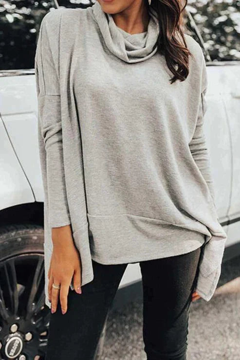Levoire | Chemise Slim Fit Élégante Hiver Gris