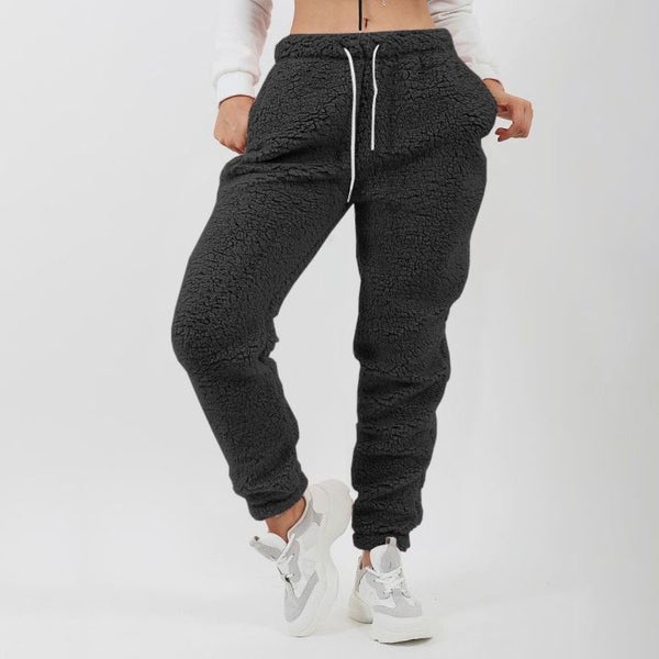 Levoire | Pantalon En Polaire Doux Et Confortable Noir