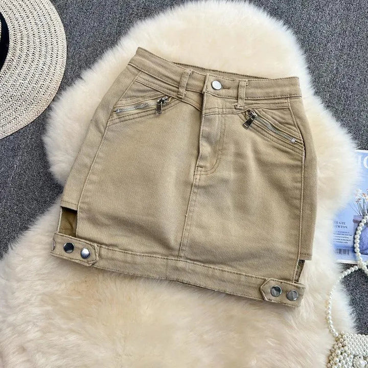 Levoire | Jupe étroite pour femme taille haute Khaki