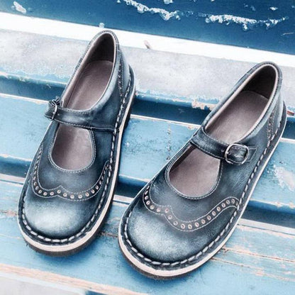 Levoire | Loafers Stylés Avec Boucle Bleu foncé