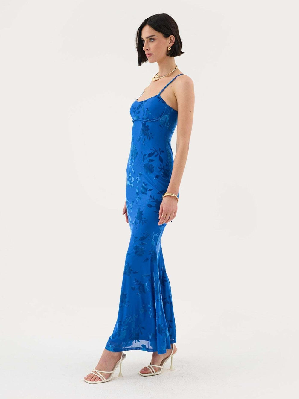 Levoire | Robe Maxime à Imprimé en Velours