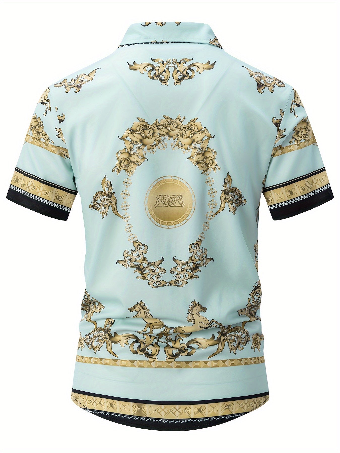 Levoire | 2 Pièces Costume Homme Avec Motif Floral Doré