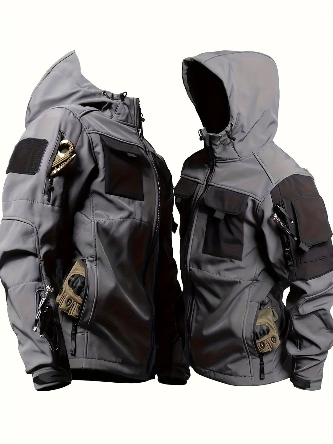 Levoire | Veste Softshell Imperméable Pour Homme Avec Capuche