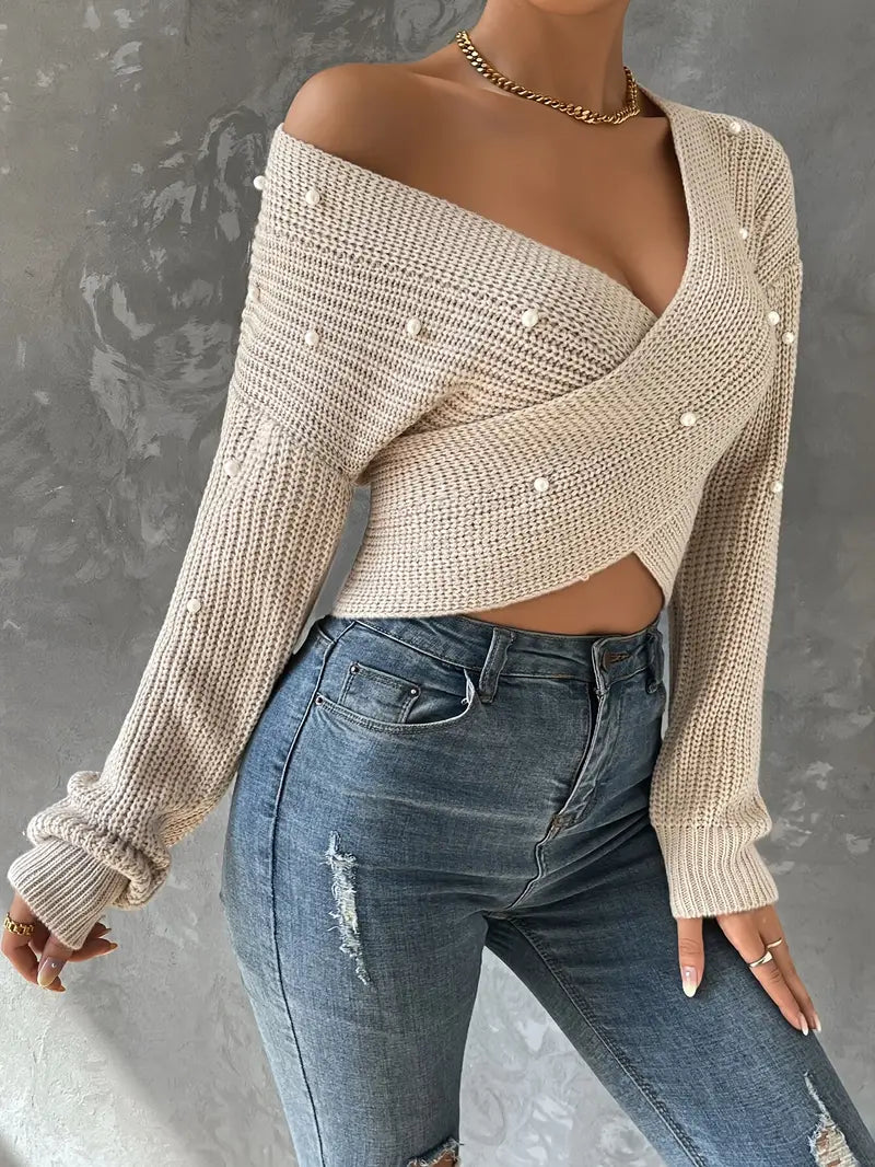 Levoire | Pull Avec Croix De Perles