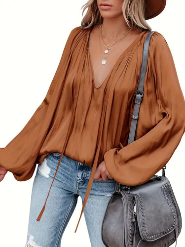 Levoire | Blouse En Satin Pour Femmes