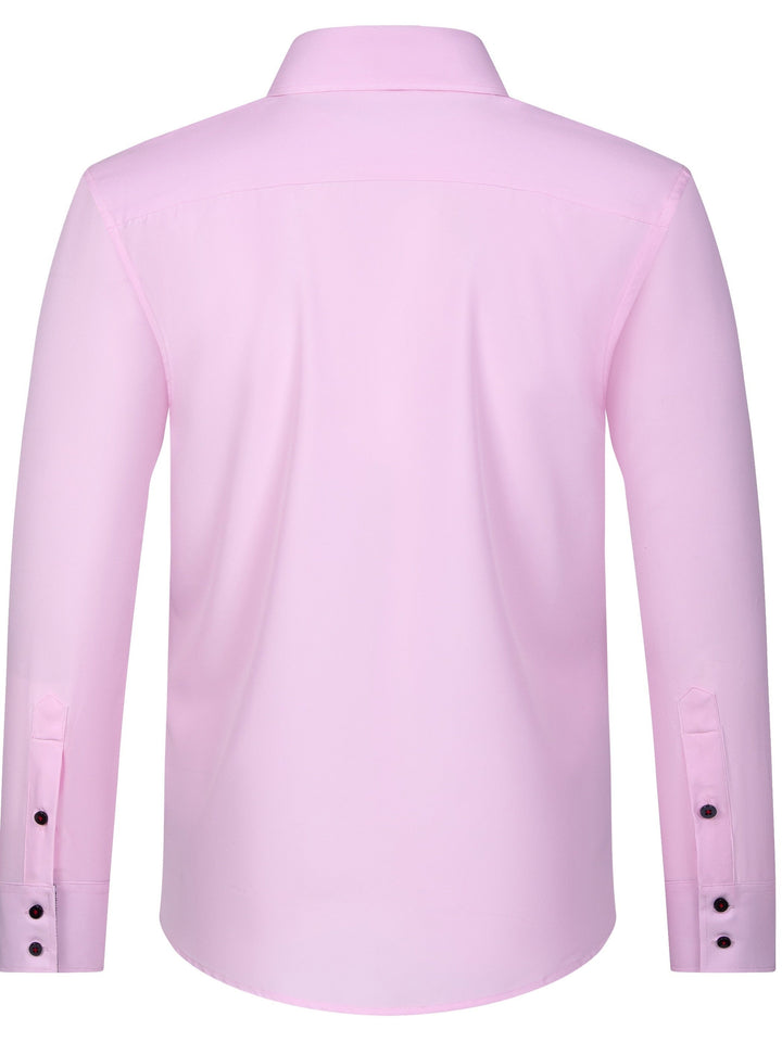 Levoire | Chemise Pour Homme Unie Avec Col Retourné Pour Des Apparitions Élégantes