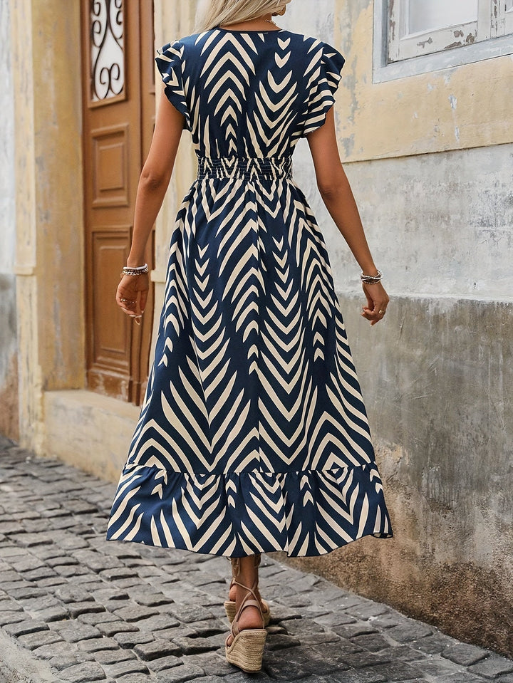 Levoire | Robe imprimée bleue