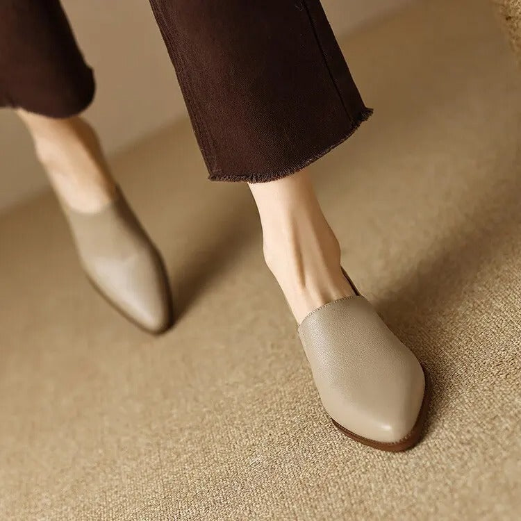 Levoire | Talon mocassins Beige