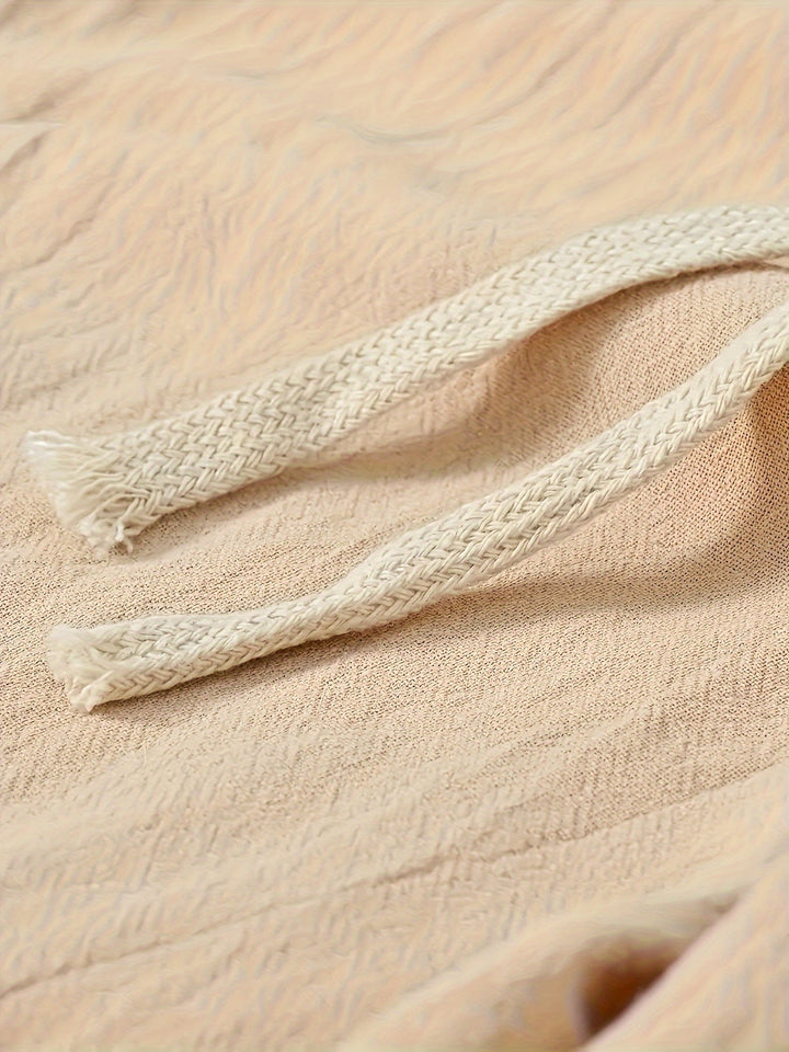 Levoire | Pantalon En Coton Respirant Pour Hommes Avec Cordon