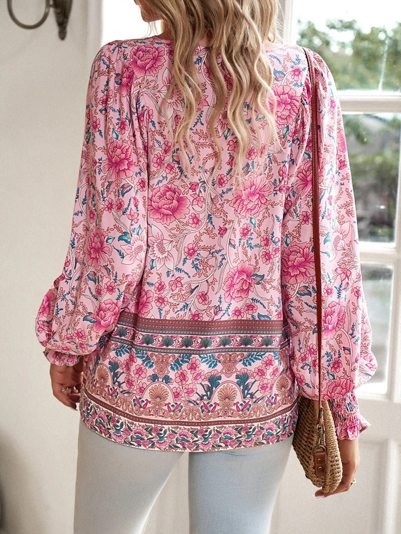 Levoire | Blouse Élégante Avec Fleurs