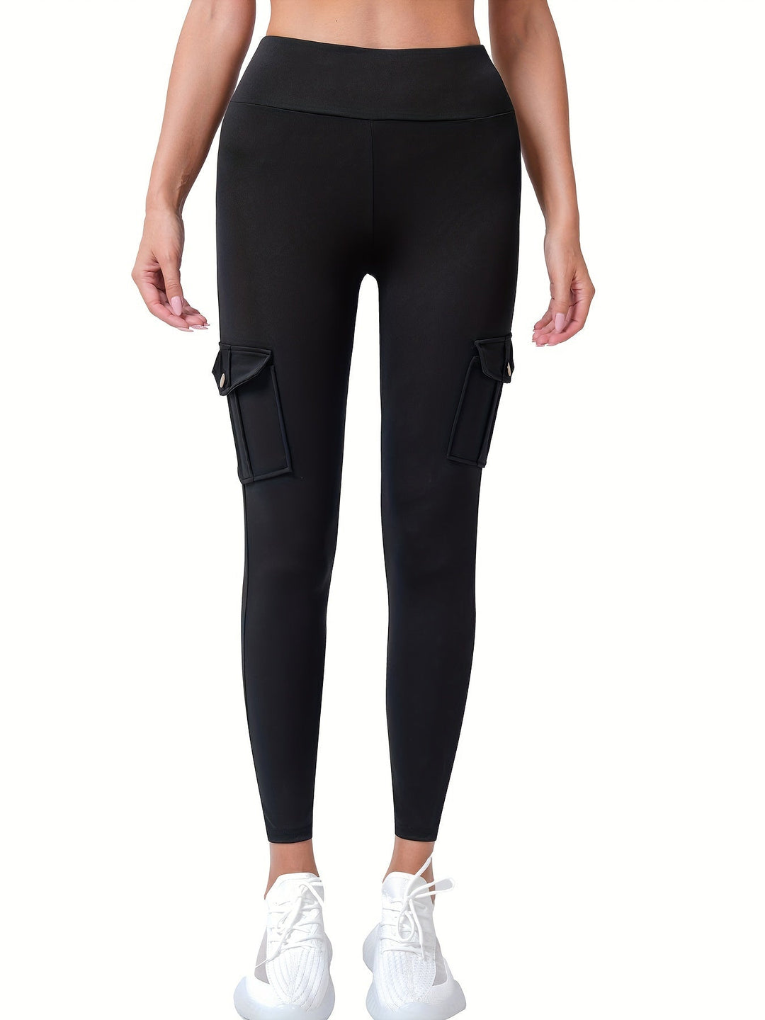 Levoire | Pantalons De Yoga Stretch Élégants À Taille Haute Et Avec Plusieurs Poches