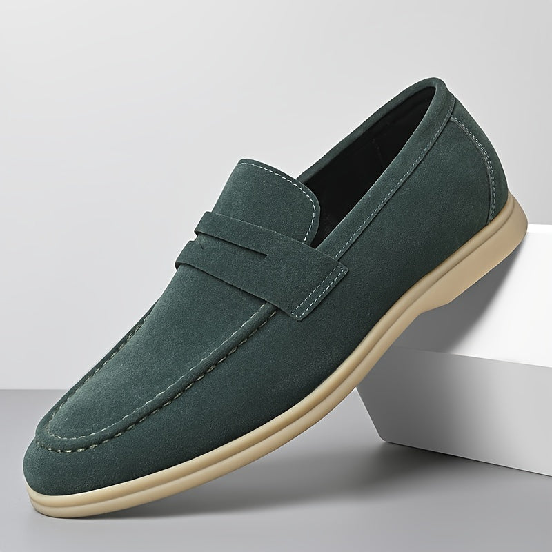 Levoire | Mocassins Confortables Pour Hommes Avec Semelle Antidérapante Vert A