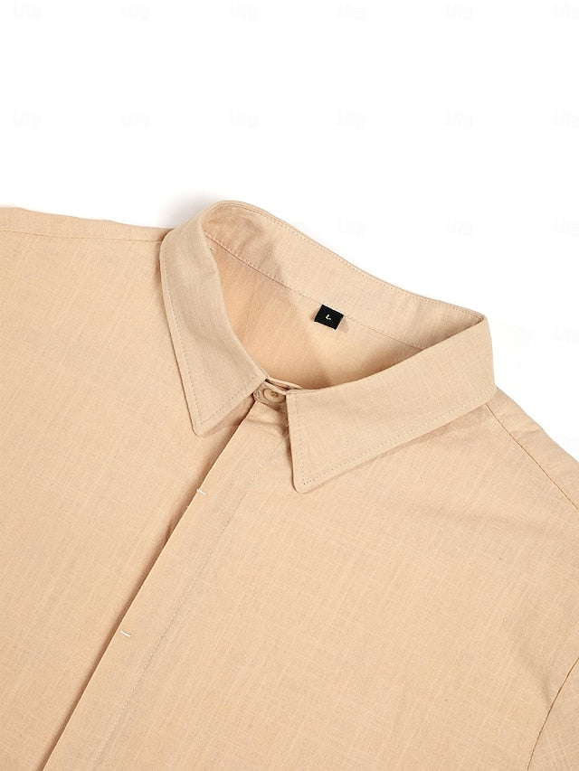 Levoire | Chemise En Lin Pour Hommes Chemise D'Été Légère Disponible En Plusieurs Couleurs Et Tailles