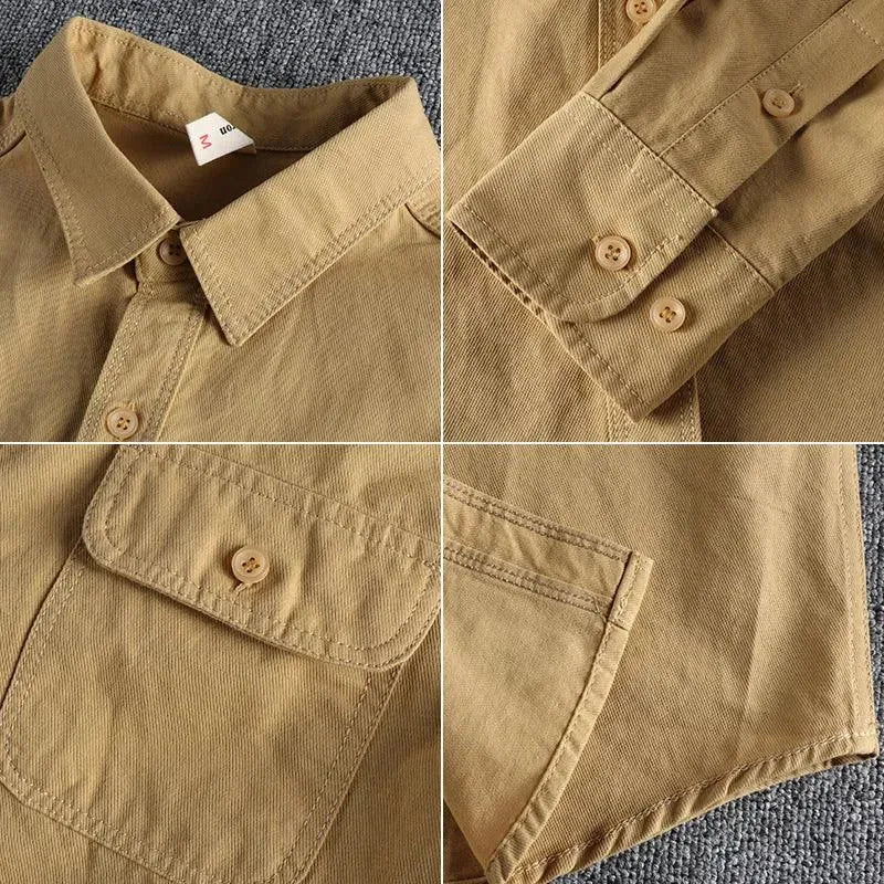 Levoire | Chemise à manches longues pour hommes multicolore