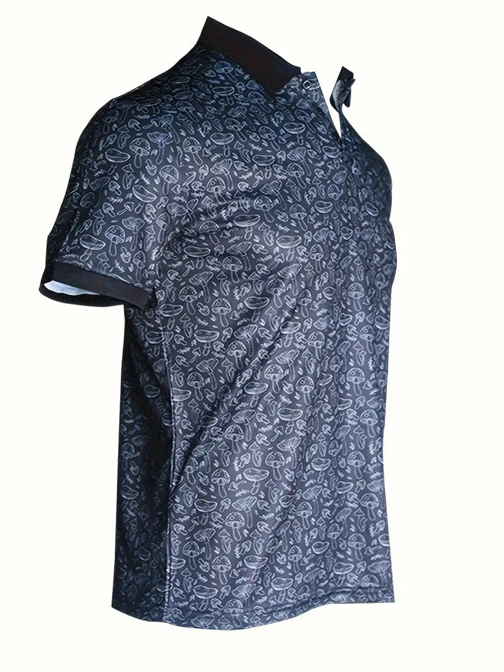 Levoire | Chemise Manches Courtes Imprimé Décoratif