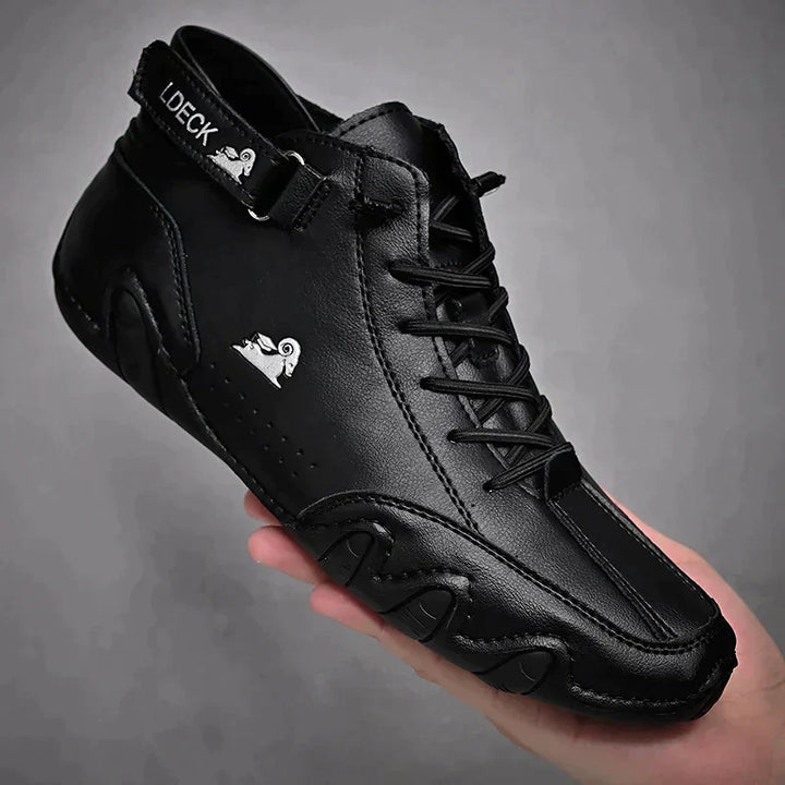 Levoire | Chaussures Pour Hommes Confortables Et Imperméables Avec Lacets Noir