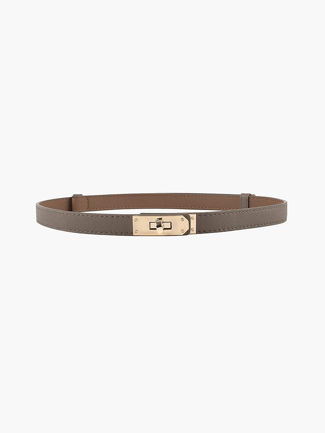 Levoire | Ceinture Fine Ajustable Élégante Gris Taille unique