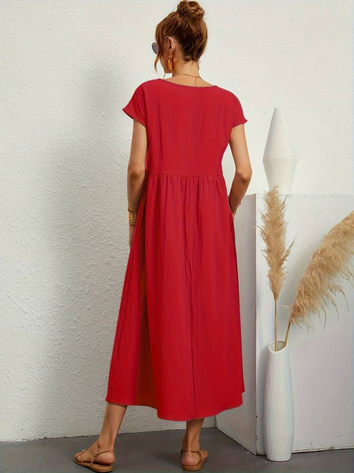 Levoire | Robe Vintage Manches Courtes Été