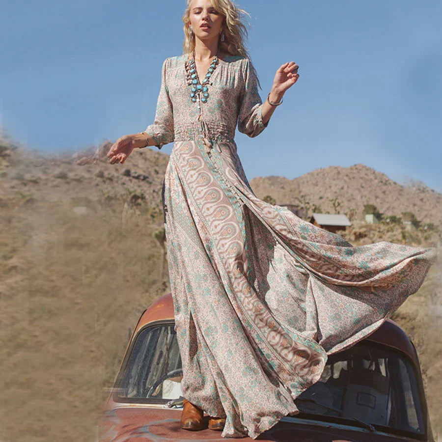 Levoire | Robe Maximekko Paisley Bohème