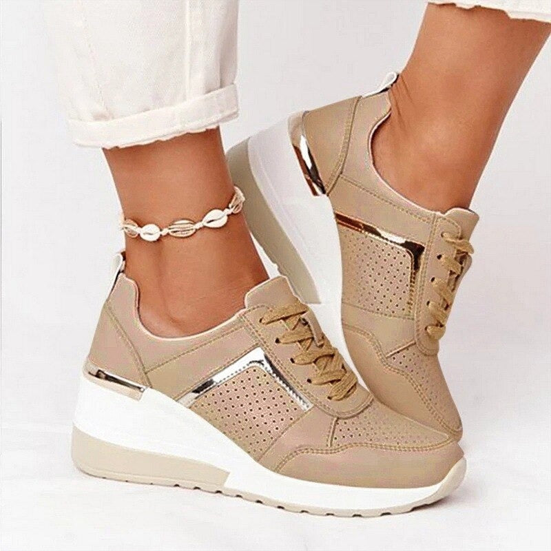 Levoire | Baskets orthopédiques pour femmes Braun