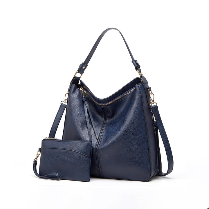 Levoire | Belgravia Sac À Bandoulière & Portefeuille Bleu foncé