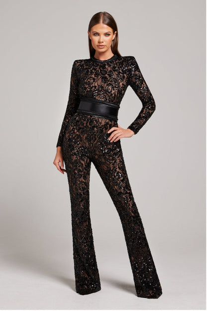 Levoire | Jumpsuit Élégant Femme Noir