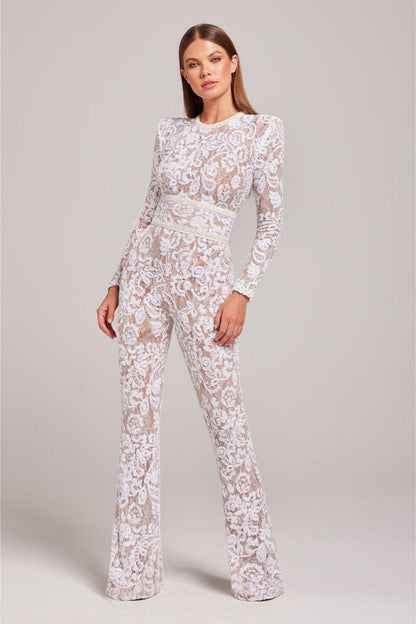 Levoire | Jumpsuit Élégant Femme Blanc