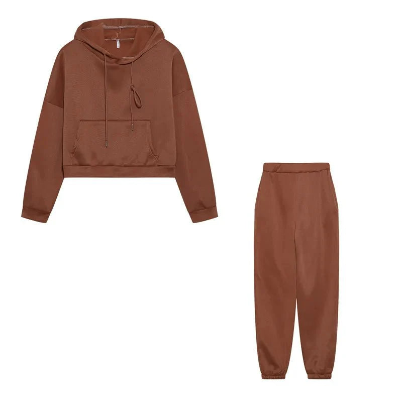 Levoire | Tenue De Jogging À Capuche Confortable Braun