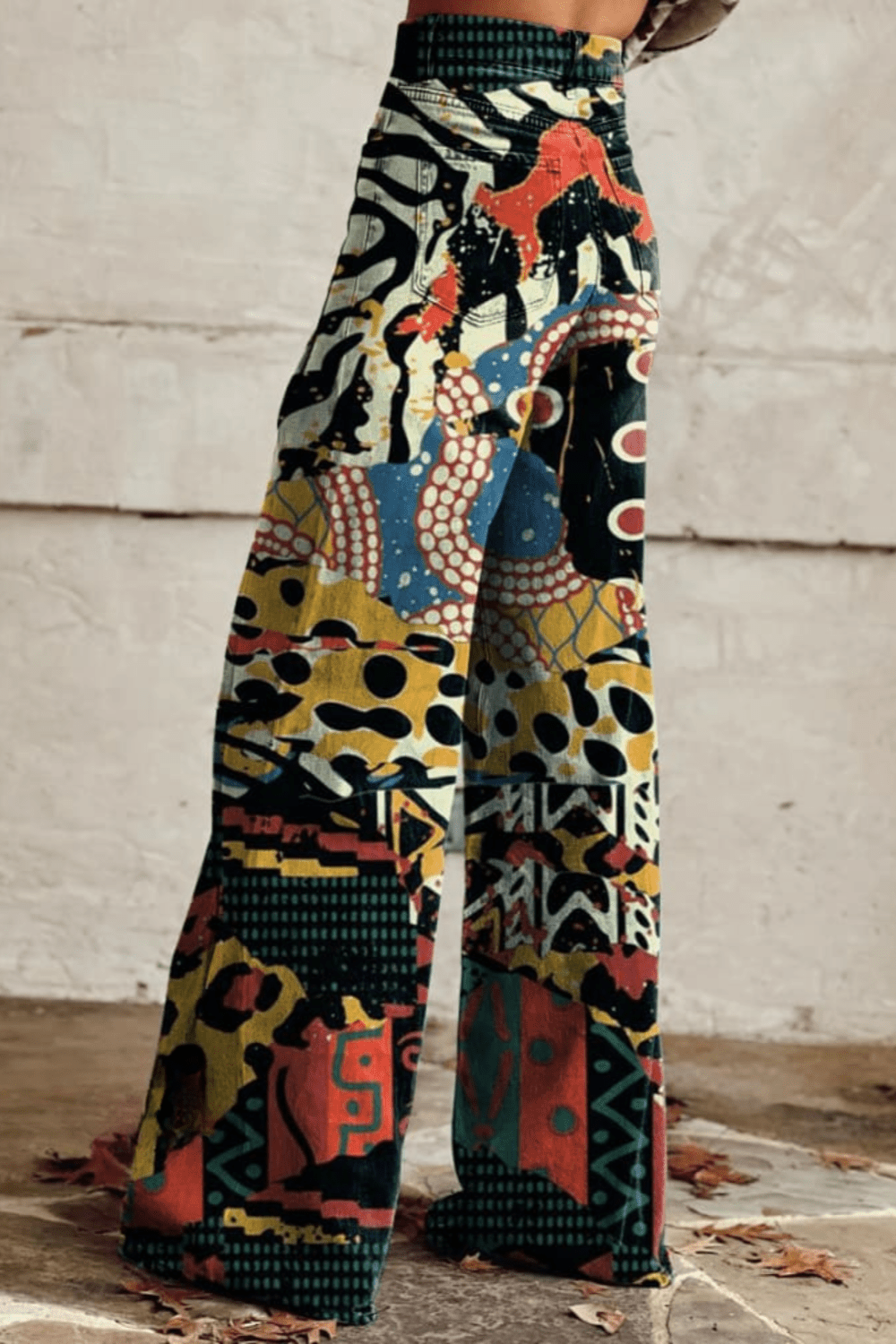 Levoire | Pantalon Boho Vintage À Coupe Décontractée