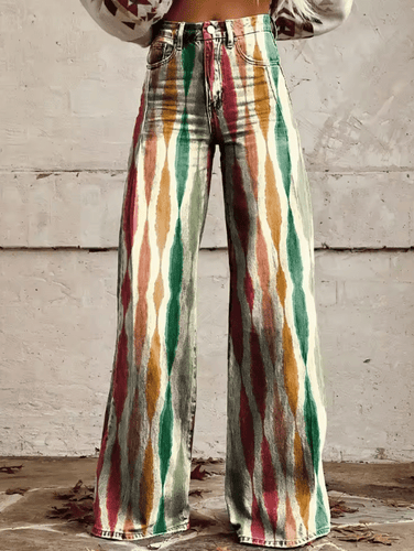 Levoire | Pantalon Boho Vintage Ample Pour Un Look Décontracté