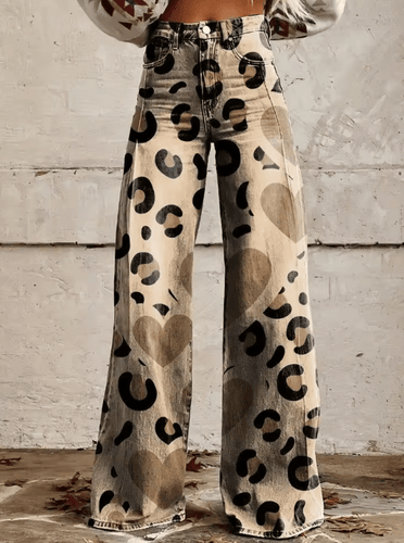Levoire | Pantalon Boho Vintage Avec Taille Élastique Pour Looks Décontractés