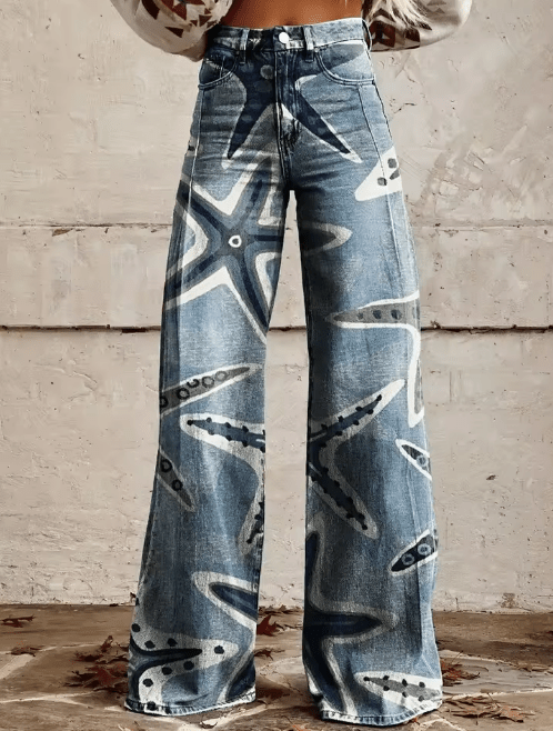 Levoire | Pantalon Boho Vintage À Jambe Large Et Style Rétro