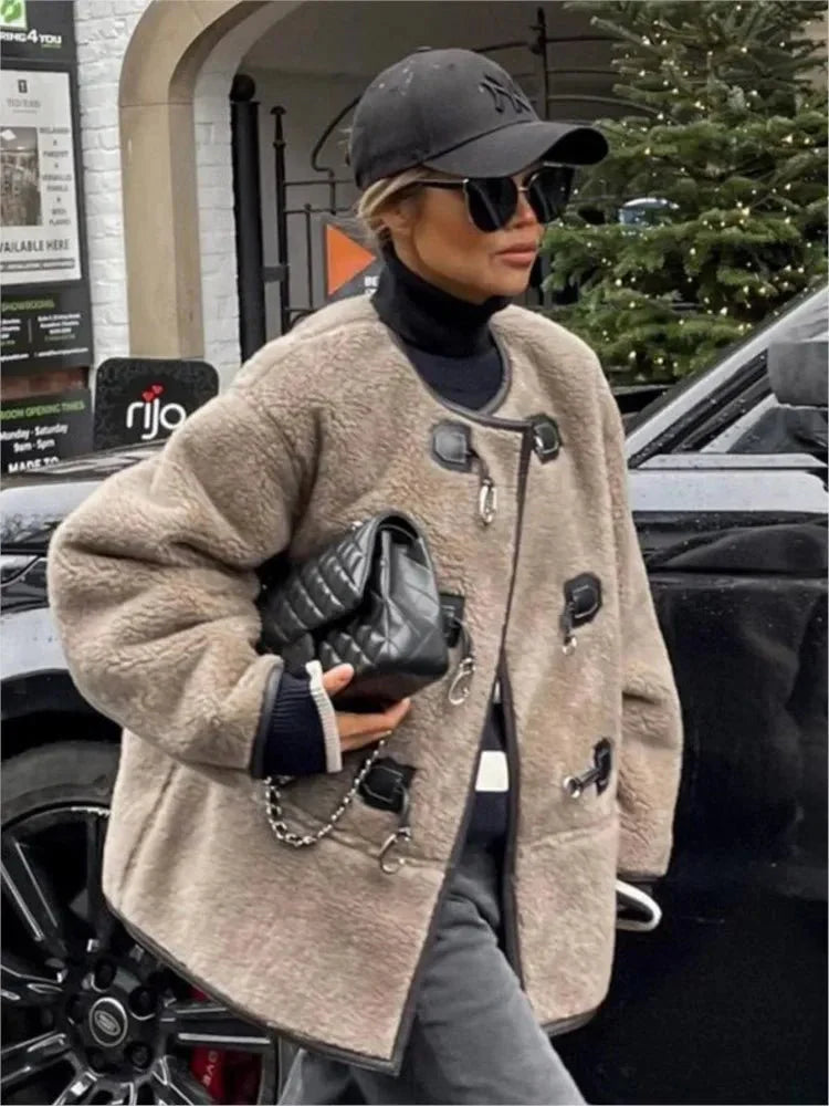 Levoire | Automne Veste En Laine Braun