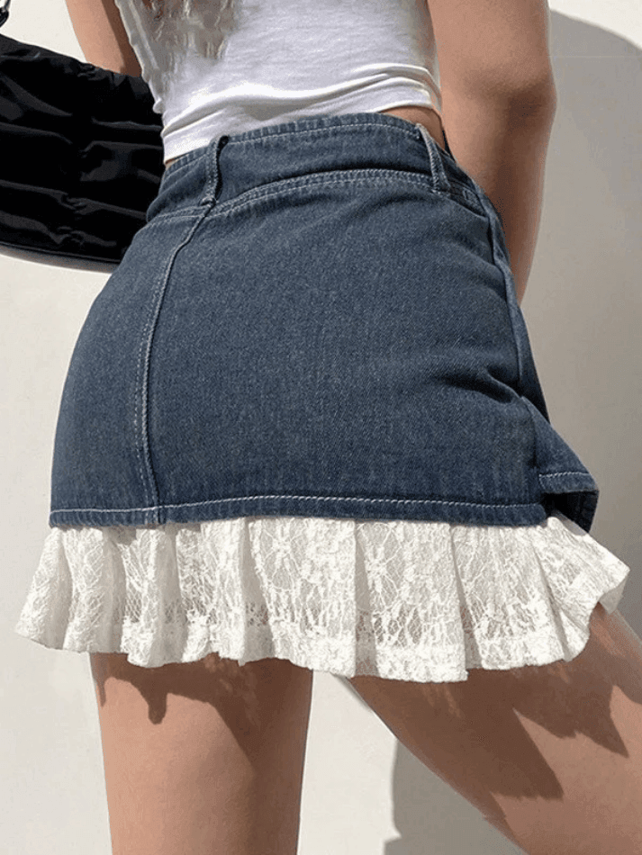 Levoire | Ceinture Ultra Denim Jupe Cargo Mini