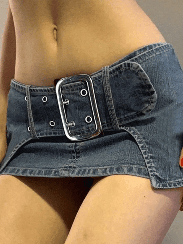 Levoire | Ceinture Ultra Denim Jupe Cargo Mini